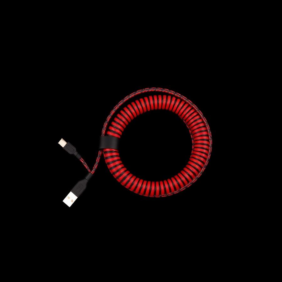 Coil Cable — Crimson